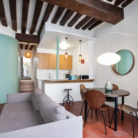 Apartment Parisian With Terrace In Saint Michel-notre Dame Paris