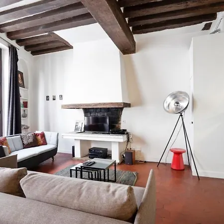 Apartment Parisian With Terrace In Saint Michel-notre Dame *